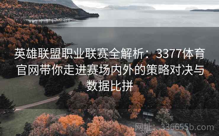 英雄联盟职业联赛全解析：3377体育官网带你走进赛场内外的策略对决与数据比拼