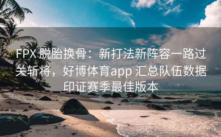 FPX 脱胎换骨：新打法新阵容一路过关斩将，好博体育app 汇总队伍数据印证赛季最佳版本