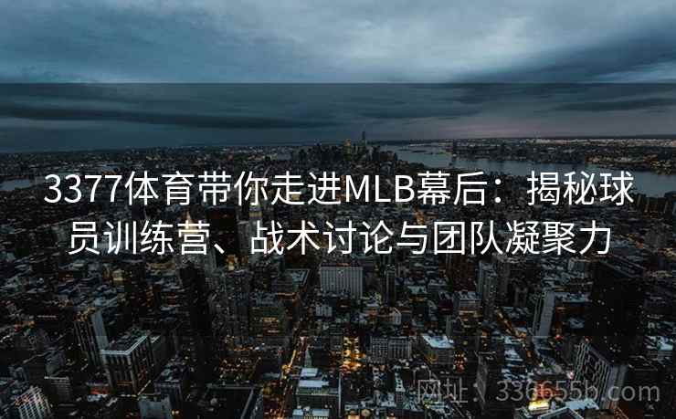 3377体育带你走进MLB幕后：揭秘球员训练营、战术讨论与团队凝聚力