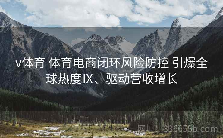 v体育 体育电商闭环风险防控 引爆全球热度Ⅸ、驱动营收增长